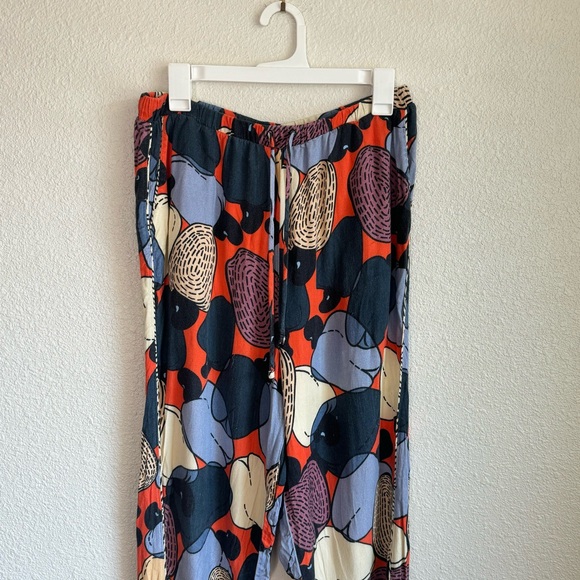 Farm Rio by Anthropologie Women's Large Printed Jellybean Joggers Boho Casual - Picture 4 of 16